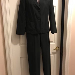 Light pinstriped two piece suit size 6